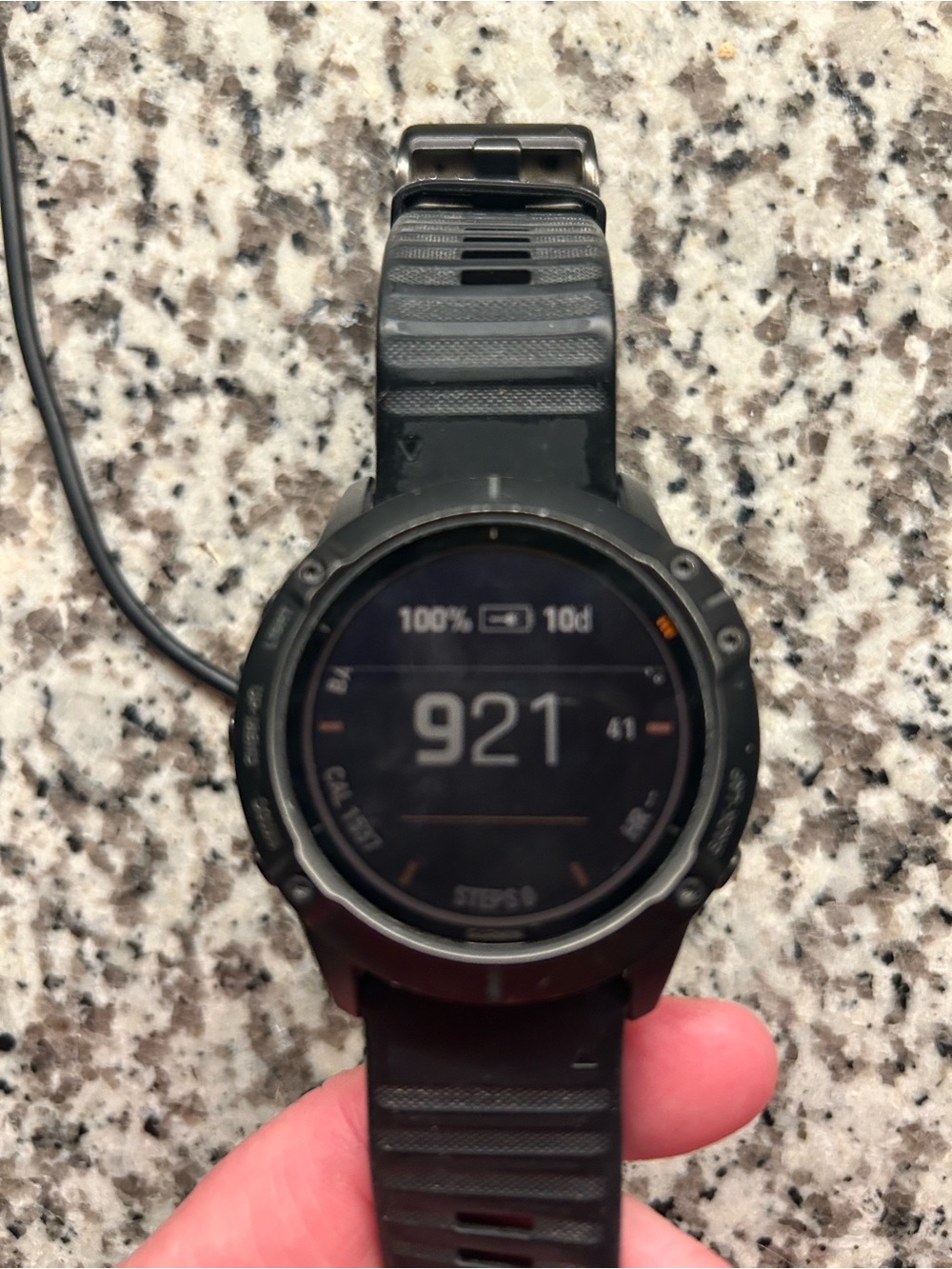 garmin fenix 6X, pro solar, Black Sports GPS Watch with Silicone Band
